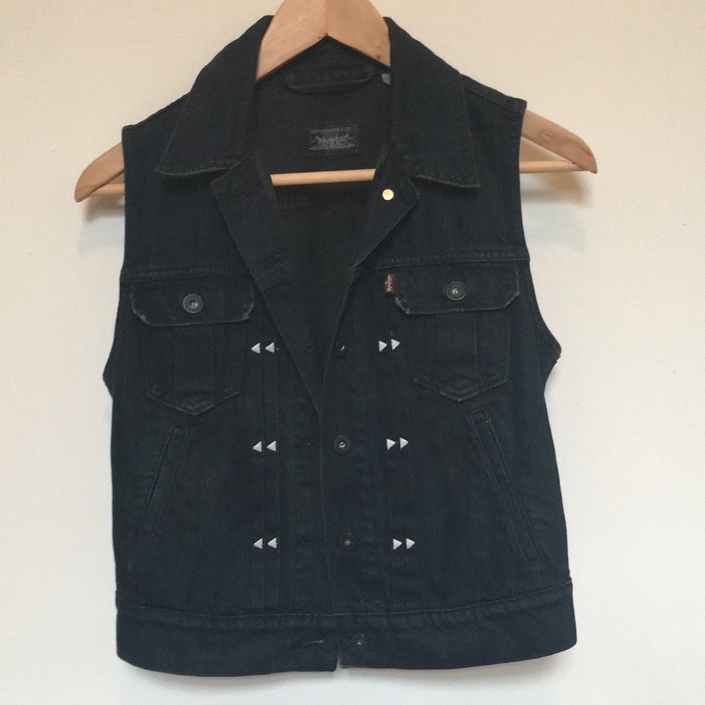 Levi’s Denim Vest Dark Wash